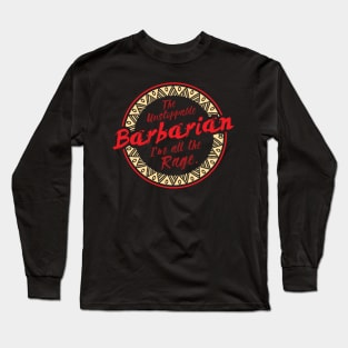 Dungeons & Dragons Barbarian Class Long Sleeve T-Shirt